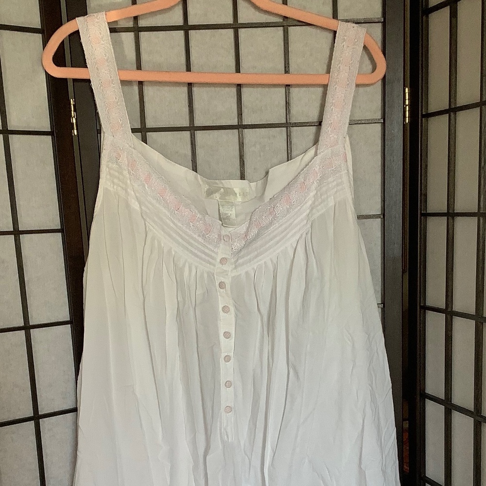 Cute 3x Eileen West Cotton Summer Nite Gown